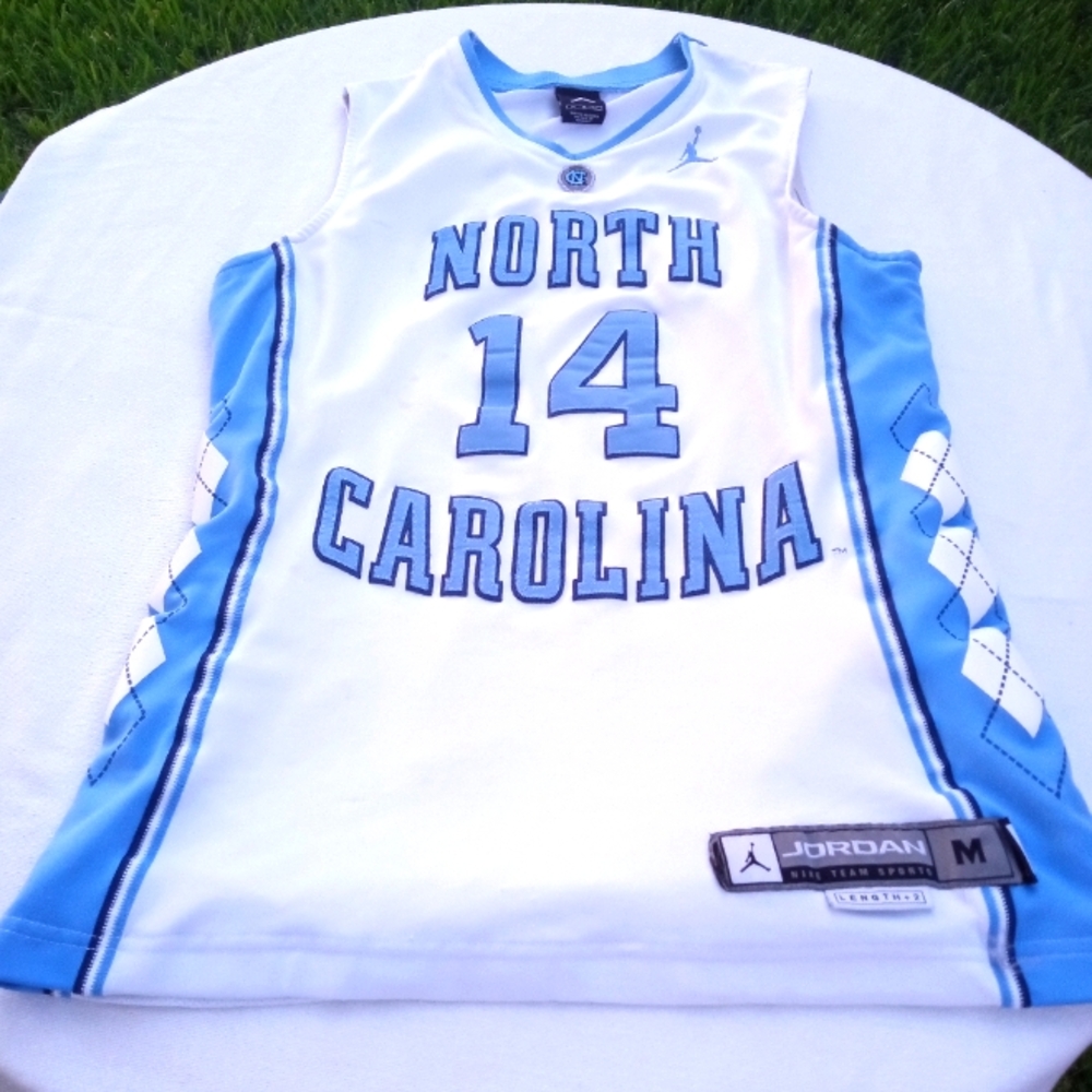 #14 Danny Green UNC Authentic Home White